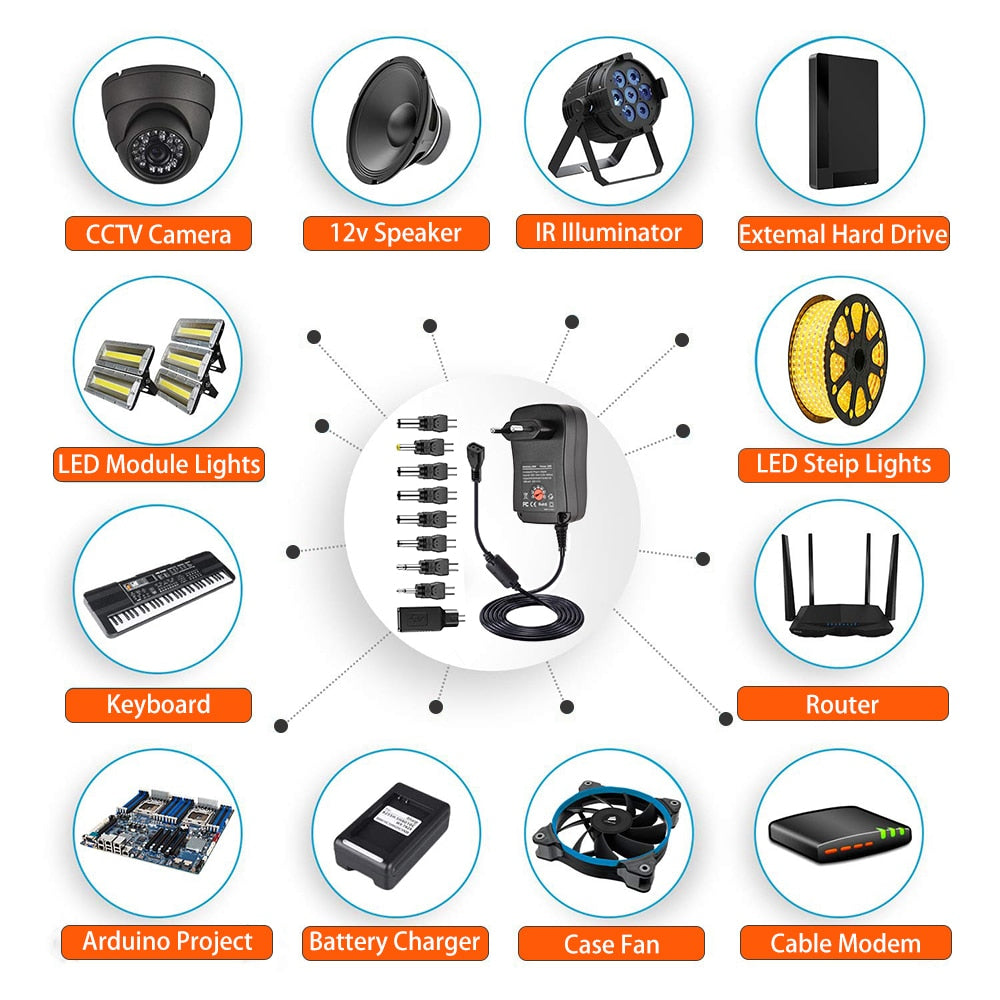 Adaptador de CA universal de 30W