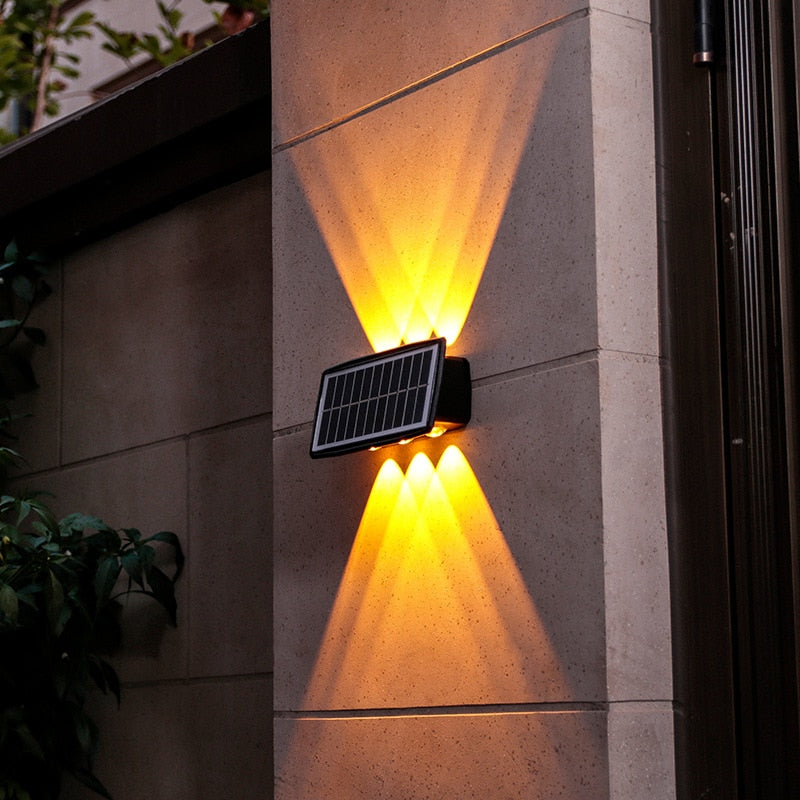 Lámpara de pared Solar Led para exteriores