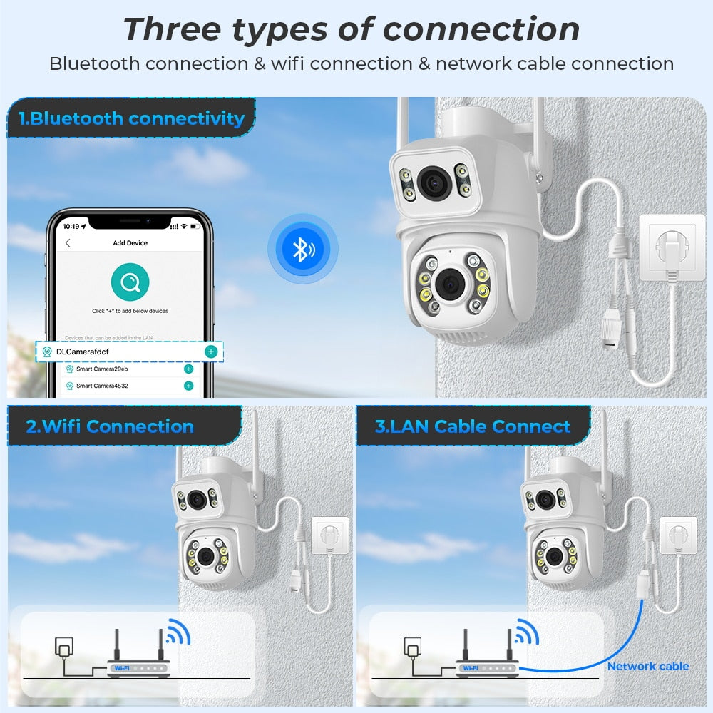 Cámara IP WIFI de 8MP 4K