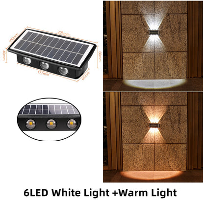 Lámpara de pared Solar Led para exteriores